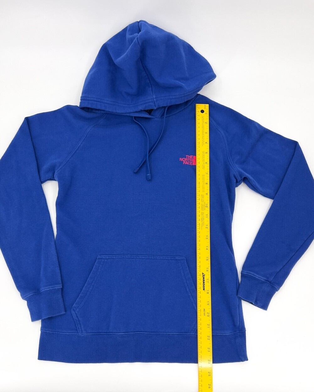 The North Face Sweater Womens Small Blue Hoodie Sweatshirt Pullover Poppies - Picture 4 of 8